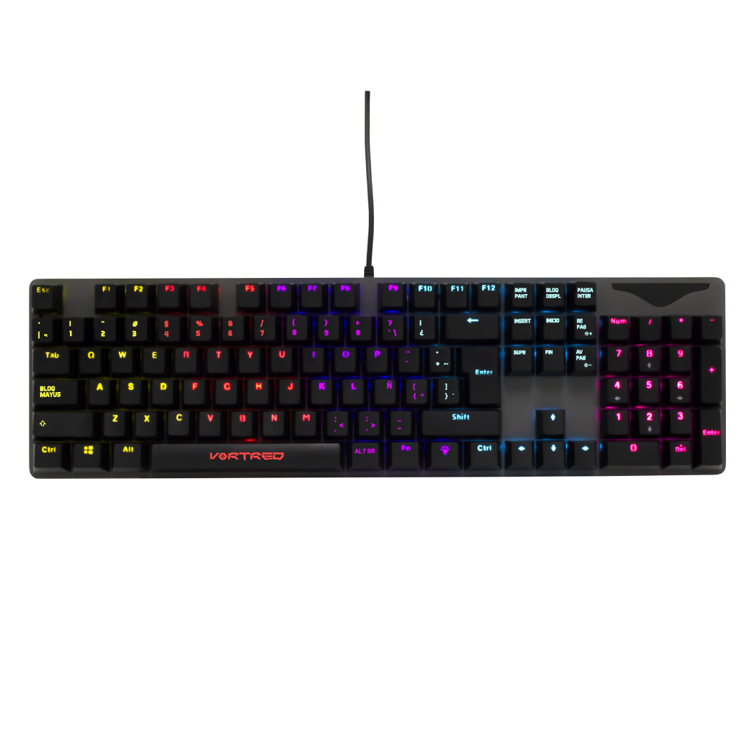 Teclado Gaming Mecánico Luz RGB Bastion