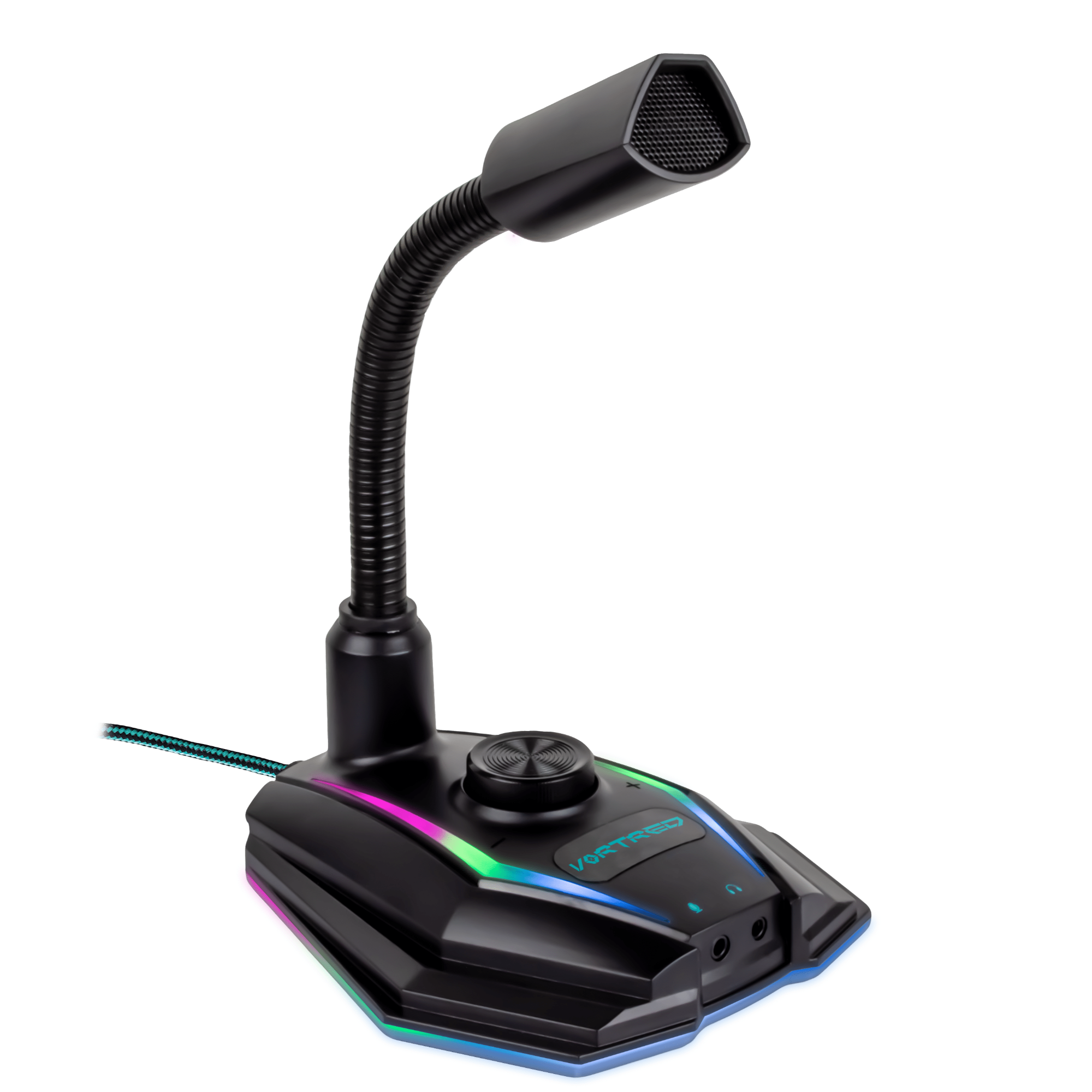 Micrófono Gaming Luz LED RGB Handler