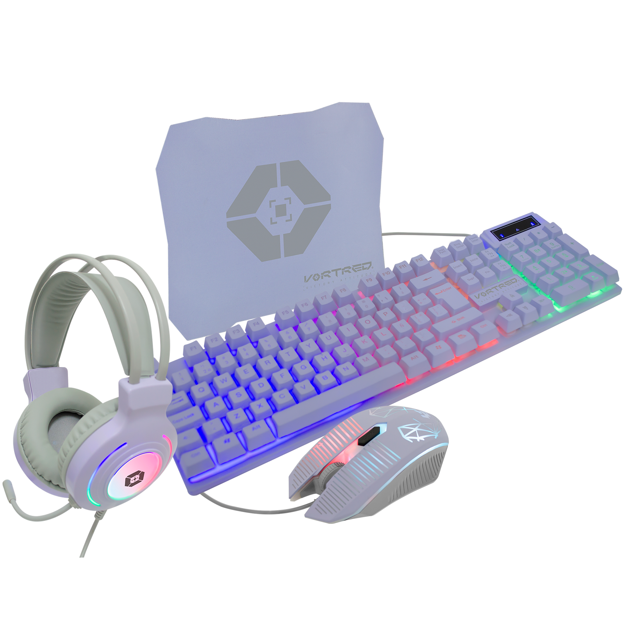 Kit Gamer 4 en 1 Morado Berry