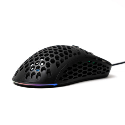 Mouse Gamer Ultraligero Anti-sudoración 12800 DPI Litebee | VORTRED