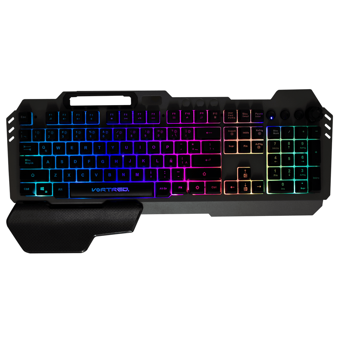 Teclado Gaming Programable Luz RGB Holder