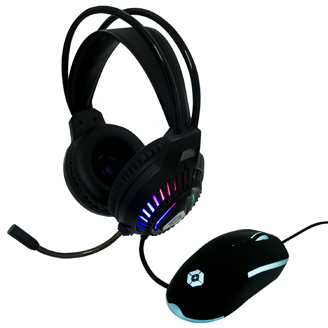 Kit Gamer 2 en 1 Audífonos Micrófono + Mouse Raito