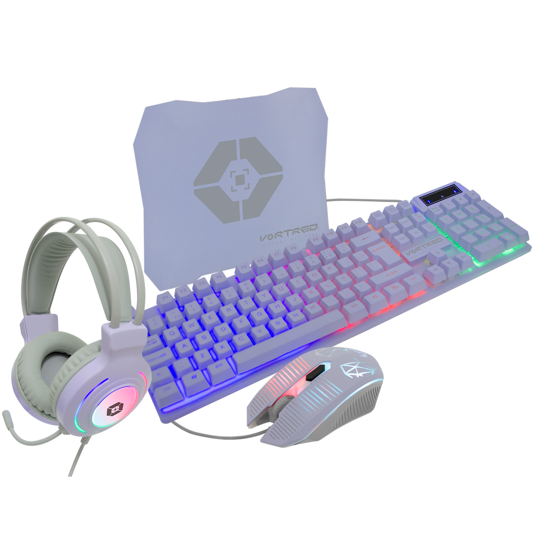 Kit Gamer 4 en 1 Morado Berry